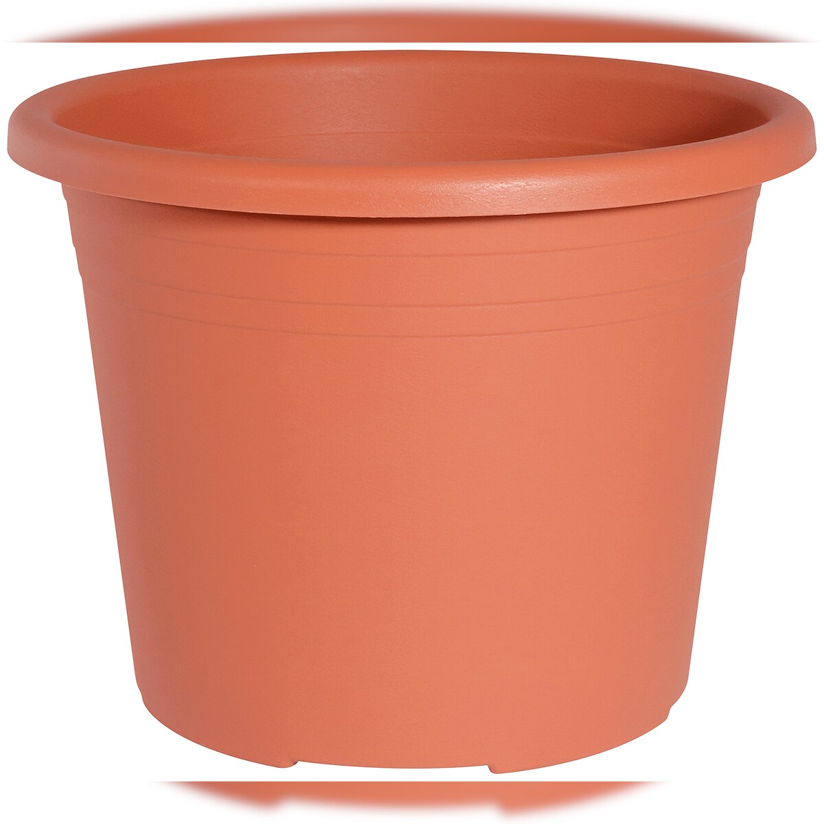 GELI Cylindro Blumentopf Terracotta – Ø30cm Kunststoff Pflanztopf 9.5L Image