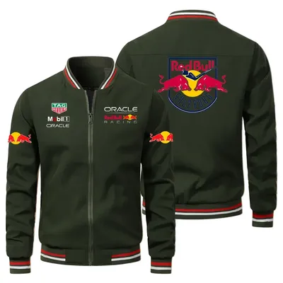2025 New Red Bull Print Racing Team Official Website Racing Jacket Outdoor Sportswear Adult and