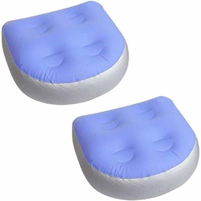 2er-Set aufblasbare Kissen für Spas und Schwimmbäder mit 4 Saugnäpfen Image