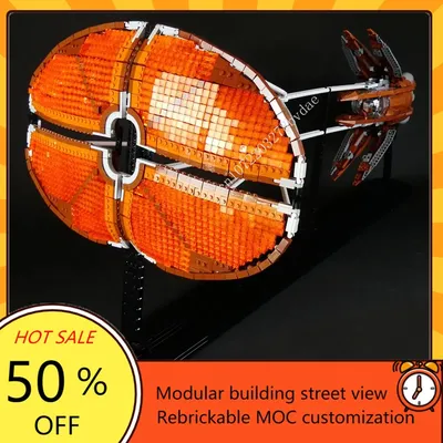 6332PCS Solar Sailer - Minifig Scale Space War Waffe MOC SpaceShip Battle Modell Baustein Image