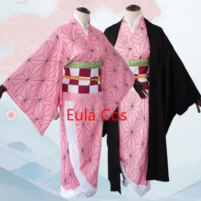 Kimetsu no yaiba anime kostüm kamado tanjirou nezuko agatsuma zenitsu tomioka giyuu cosplay kimono Image