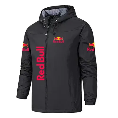 Red Bull logo motorcycle team men's waterproof jacket with Red Bull logo, men's windproof jacket,
