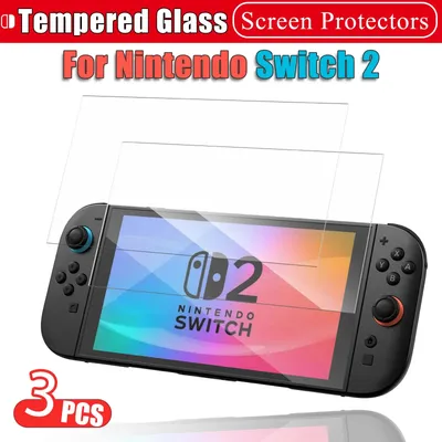 Protective Tempered Glass For Nintendo Switch 2 Screen Protector Tempered Glass For Nintendo Switch