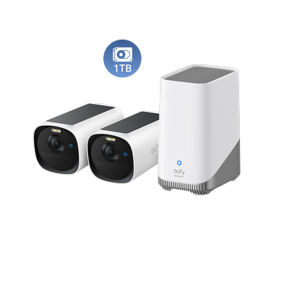 eufyCam E40 2-Cam Kit + HomeBase S380 + 1TB Hard Drive