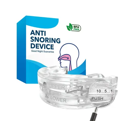 New Hot High Quality Adjustable Anti Snoring Mouthpiece Stop Snore Mouth Guard