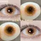 DUOXIU 2 pièces/paires lentilles de Contact colorées avec dioptries lentilles de Contact marron