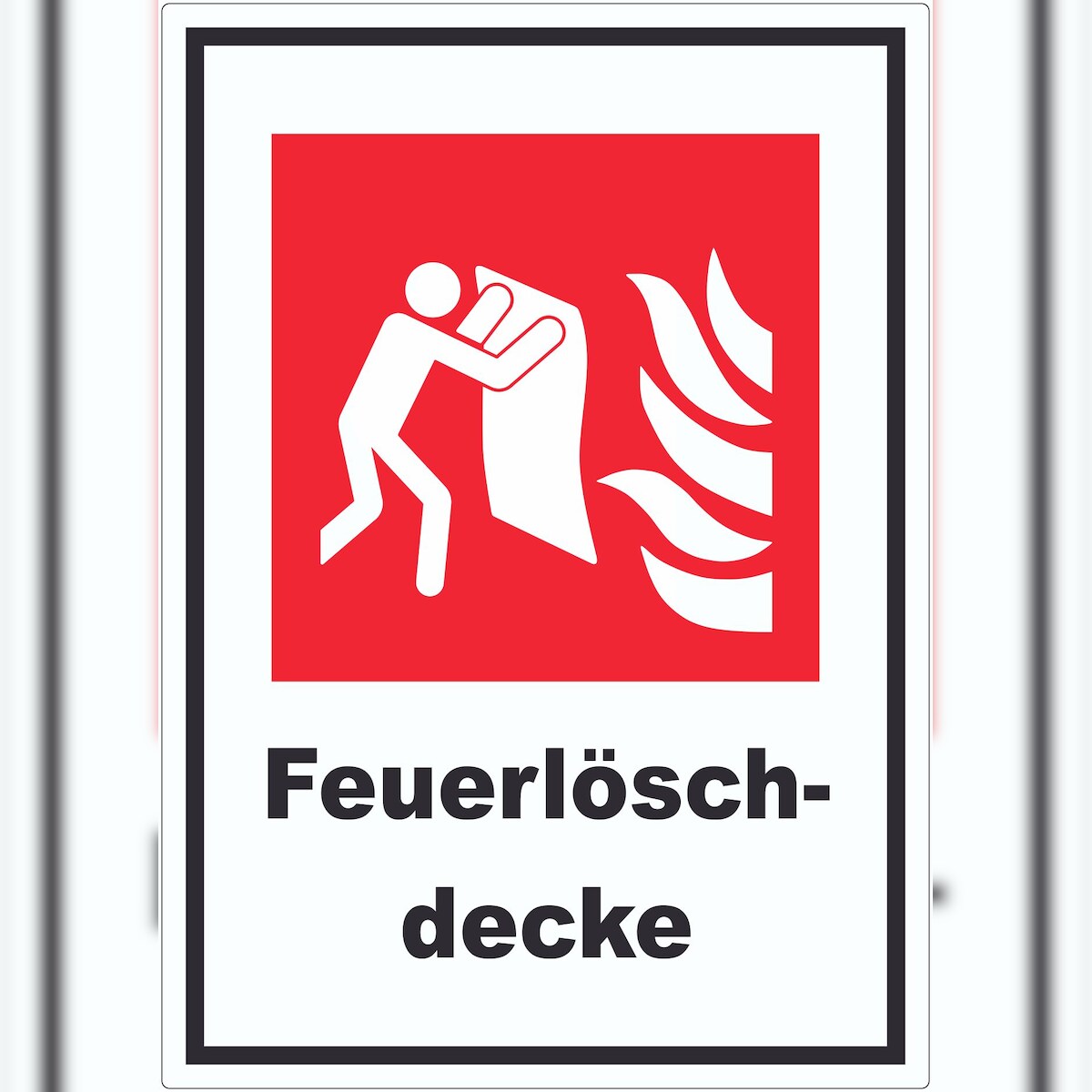 HB-Druck Feuerlöschdecke Aufkleber A0 (841x1189mm) Image