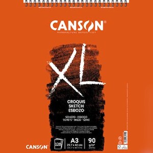 CANSON xLS-Zeichenblock (A3 - 120 Blatt - einfarbig) Image