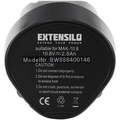 Extensilo - Akku kompatibel mit Makita TD090, TD090DWE, TD090DWX, TD090DWXW, TD090D Elektrowerkzeug Image