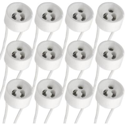 SNQ - GU10 Spotfassung mit Silikonkabel, 0-250V 2A max. 300 w, Standard-GU10-Sockel, Keramiksockel, Image
