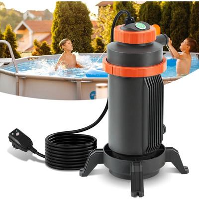 TolleTour Poolheizung Schwimmbadheizung Wärmetauscher 3KW Pool Schwimmbad Heizung - 35°C Image