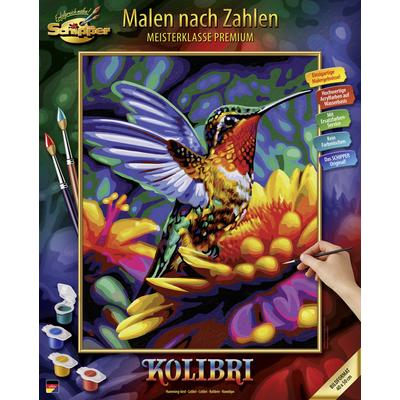 Malen nach Zahlen SCHIPPER "Meisterklasse Premium, Kolibri", bunt, Malvorlagen, KinderB:40cm H:50cm, Made in Germany, B:40cm H:50cm Image
