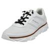 Slip-On Sneaker BUGATTI, Herren, Gr. 41, weiß, Lederimitat, sportlich, Schuhe, Freizeitschuh, Halbschuh, Slipper mit Kontrast-Rahmenbesatz