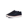 Sneaker TOMMY HILFIGER "TH HI VULC CORE LOW II MESH", Herren, Gr. 47, blau (dunkelblau), Textil, sportlich, Schuhe, Basic, Schnürschuh, Halbschuh, Freizeitschuh mit Logoschriftzug