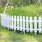 1pc 50x13cm White Plastic Tree Fence Courtyard Indoor Garden Fence Kindergarten Flower Garden