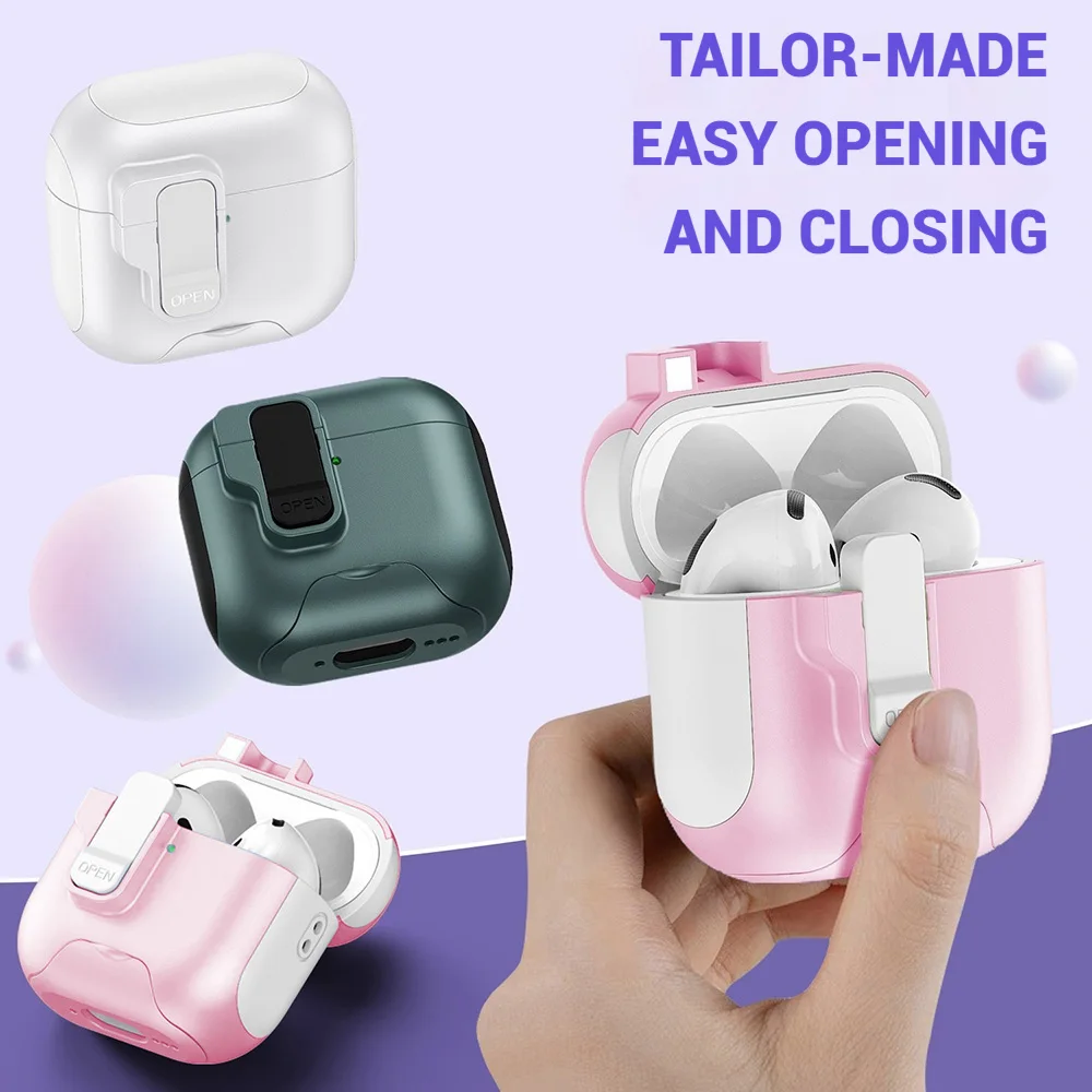 Für Airpods Pro 2 4 Fall Mit Lanyard Kopfhörer Fall Headset Shell Kopfhörer Abdeckung Für Apple AirPod 3 2 1 Pro 2nd Funda Image