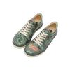 Sneaker DOGO "Classic Schnürsneaker The Wise Owl Damen Sneaker", Damen, Gr. 38, Normalschaft, orange, Lederimitat, Schuhe, Handgefertigt