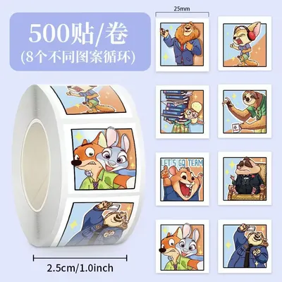 500 Teile/satz Cartoon Aufkleber Kawaii Kreative Cartoon Peripherie Hohe Schönheit Handgemachte Konto Aufkleber Dekorative Artikel Image