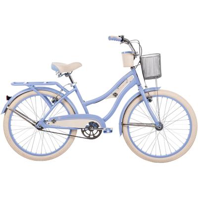 Jugendfahrrad HUFFY "Deluxe 24-Zoll Fahrrad, Blau" Gr. 35, blau, Fahrräder, Kinder, 35cm, 24 Zoll (60,96cm) hinten: 24 Zoll (60,96cm)