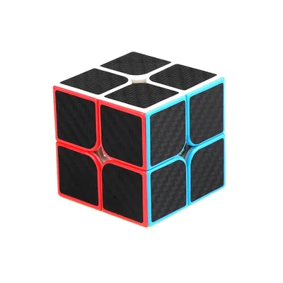MOYU Meilong Zauberwürfel aus Kohlefaser, 2 x 2, professionelles Speedcube-Geschwindigkeitspuzzle, Kinderspielzeug Image