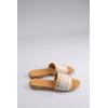 Pantolette ANISTON SHOES, Damen, Gr. 37, beige (beige, weiß), Synthetik, modisch, Schuhe, Sommerschuh, Strandschuh, Bast-Optik - NEUE KOLLEKTION