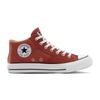 Sneaker CONVERSE "CHUCK TAYLOR ALL STAR MALDEN STREET CANVAS & SUEDE", Gr. 37, rot terracotta, weiß, schwarz, Textil, Leder, sportlich, Schuhe