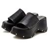 Pantolette FRENCH CONNECTION, Damen, Gr. 39, schwarz, Obermaterial: 100% Rindsleder. Futter: 100% Rindsleder. Decksohle: 100% Synthetik. Laufsohle: 100% Synthetik, unifarben, modisch, Schuhe, Mule, Sandale, offener Schuh aus Leder mit modischer...