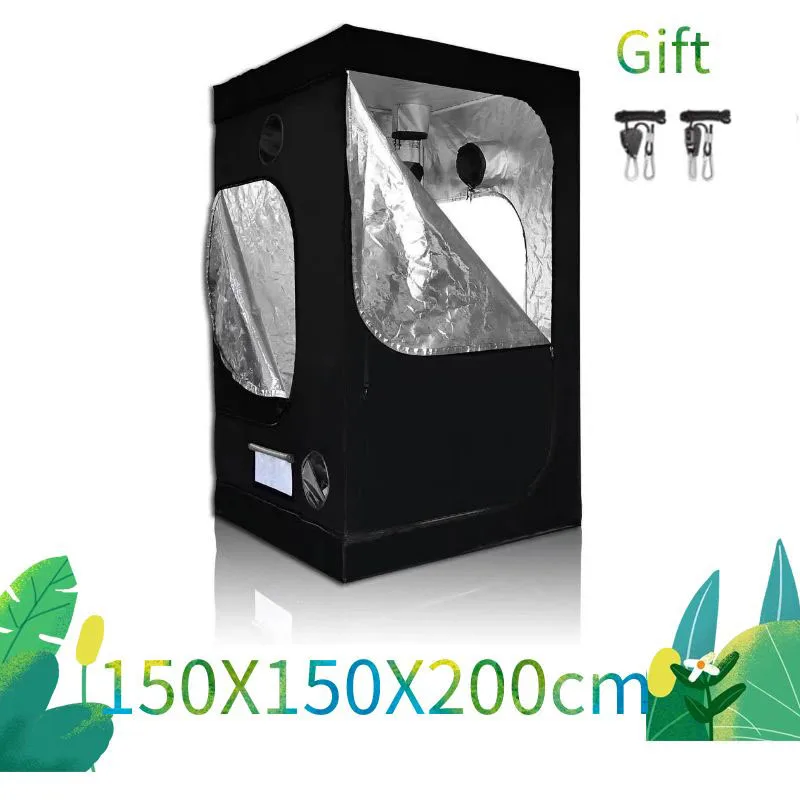 Wachsen Zelt Hydrokultur Zelt Pflanze Wachsen Lampe Teile Indoor Wachsen Boxen Gewächshaus Wachsen Zelt Für Pflanzen 150X150X200 Image