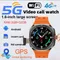5G Smart Watch 1:1 Damen Herren 32 GB Speicher NFC Bluetooth Anruf IP68 Wasserdicht Outdoor GPS Sportuhr Verbesserte Kompass Smartwatch