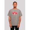 Oversize-Shirt F4NT4STIC "The Beastie Boys", Herren, Gr. 5XL, grau (asphalt), Obermaterial: 100% Baumwolle, casual, oversize, Rundhals, Kurzarm ohne Bündchen, Shirts, Premium Qualität