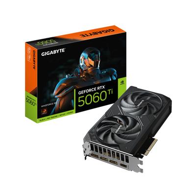 GIGABYTE Grafikkarte "GeForce RTX 5060 Ti WINDFORCE 8G Grafikkarte – 8 GB GDDR7, 128 Bit, PC", eh13, Grafikkarten