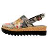 Sandale DOGO "Akita Lucid Dreaming Damen Sandalen/ Sandaletten / Female", Damen, Gr. 40, Normalschaft, beige (natur), Lederimitat, casual, Schuhe, Vegan