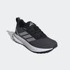 Laufschuh ADIDAS PERFORMANCE, Gr. 39, core schwarz, silber metallic, carbon, Textil, Synthetik, sportlich, Schuhe