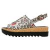 Sandalette DOGO "Gigi Sandale Cat And Mouse Damen Sandalen", Damen, Gr. 38, Normalschaft, beige (natur), Lederimitat, Schuhe, Vegan
