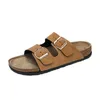 Plus große Größe 49 50 51, Kork-Hausschuhe, verstellbare Doppelschnalle, Sandalen, Clogs,