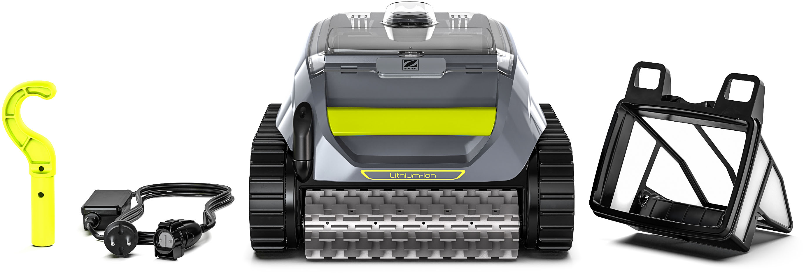 Poolroboter ZODIAC "»Sweepy«", grau, B:30cm H:30cm L:43cm, Polyvinylchlorid (PVC), Poolbodensauger, Kabellos Image