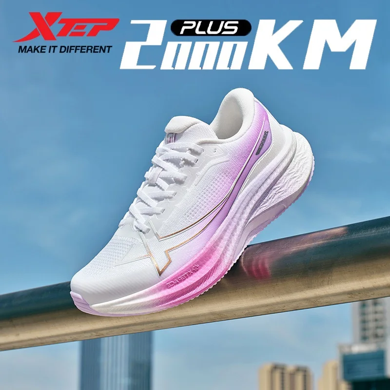 Xtep 2000 km Plus Laufschuhe 2025 Frühling Atmungsaktive Anti-rutsch Verschleiß-Beständig Training Jogging Turnschuhe Für Frauen 875318110009 Image