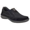 Slipper JOSEF SEIBEL "New Anvers 01", Herren, Gr. 45, braun (schwarz, braun), Leder, kontrastfarbene Details, casual, Schuhe, Slip-on Sneaker, Bequemschuh, Komfortschuh in Schuhweite K