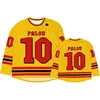 25 modisches, lässiges Eishockey-Trend-Palou-Trikot für Herren und Damen, Ganassi-Gelb, Größe 10,