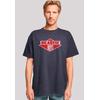 Oversize-Shirt F4NT4STIC "The Beastie Boys", Herren, Gr. XL, blau (navy), Obermaterial: 100% Baumwolle, casual, oversize, Rundhals, Kurzarm ohne Bündchen, Shirts, Premium Qualität