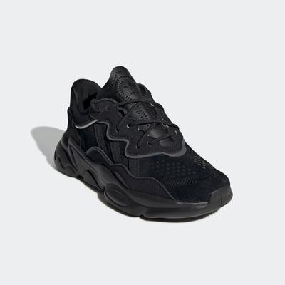 Sneaker ADIDAS ORIGINALS "OZWEEGO", Gr. 29, core schwarz, core schwarz, night metallic, Leder, Synthetik, sportlich, Schuhe Image