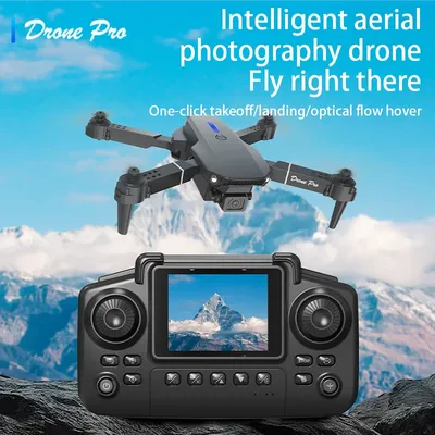 E88 Air Screen Control Drone Professional Wide RC Dron HD 4K Camera Foldable Helicopter Aircraft Quadcopter Drone Kid Gift Toys