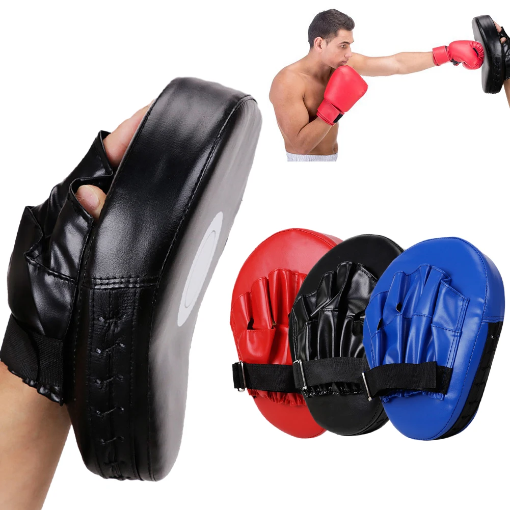 Pu Leder Kick Box handschuhe Pad Karate Muay Thai Free Fight Sanda Zug Ausrüstung 5Finger atmungsaktive Punch Target Boxing Pads Image