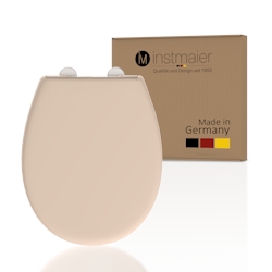 Duroplast WC-Sitz BAHAMABEIGE, Premium, mit Absenkautomatik und Schnellverschluss