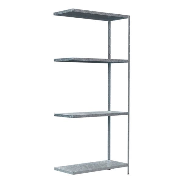 SCHULTE Lagertechnik Schwerlastregal »194009-V« 80 x 35 x 185 cm Anbauregal (Erweiterung) grau, 80x180x35 cm Image