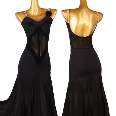 High-end Modern Dance Dress New Performance Competition Suit National Standard Ballroom Dance Swing