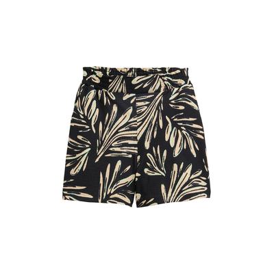 TOM TAILOR DENIM Damen Relaxed Jacquard Shorts, schwarz, Gemustert, Gr. L Image