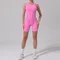 Yoga Jumpsuit Summer Short Sleeveless Sports Wear Gym Fitness Sports Bodysuit Women Dance Running