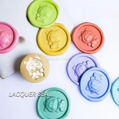 3D Carving Skeleton Butterfly Dinosaur Cat Seal Stamps Used For Envelope, Greeting Card, Invitation Letter Sealed Decoration