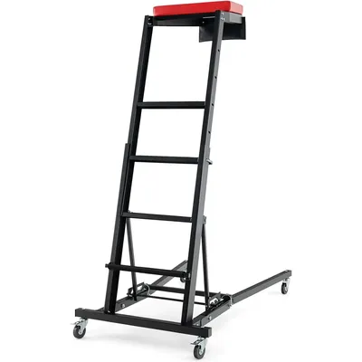 Foldable Topside Creeper, Automotive Engine Creeper with 45”-66” Adjustable Height, 400LBS Capacity,